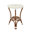 Marnie Rattan Bistro Table White
