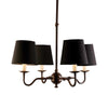 Milton Chandelier Antique Brass