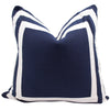 Omen Cotton & Linen Blend Cushion 50x50cm Navy