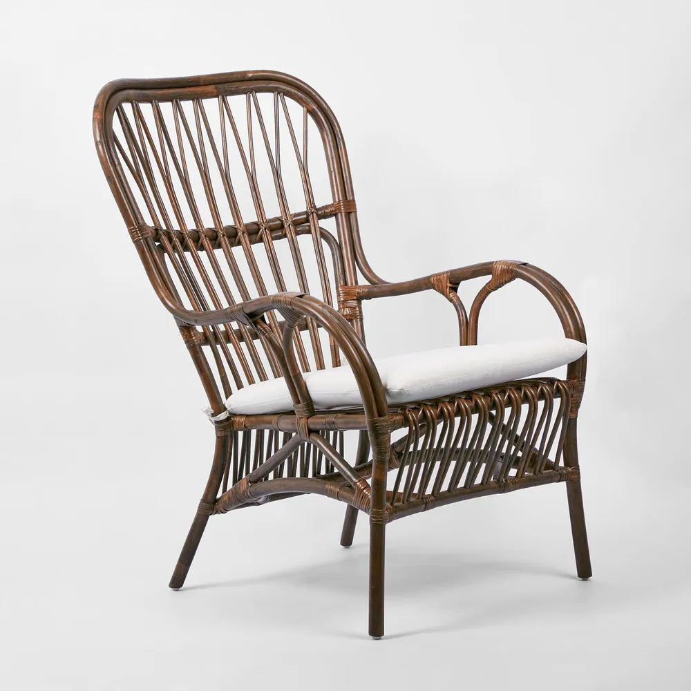 Palm Cove Rattan Armchair with Cushion