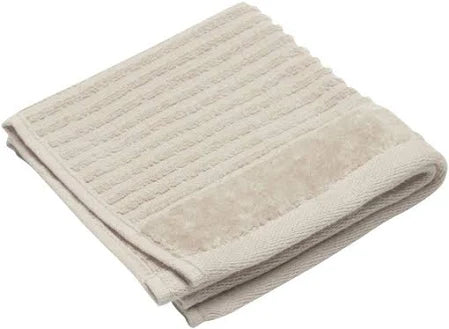 Jenny Mclean Royal Excellency Face Towel 2 ply sheared Border 600GSM in Plaster