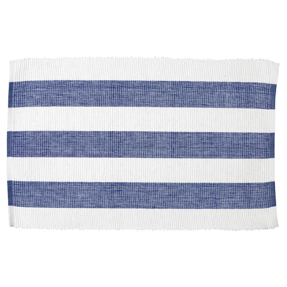 Lollipop Ribbed Placemat - 33 cm x 48 cm Alfresco Blue