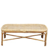 Maya Rattan Bench Natural