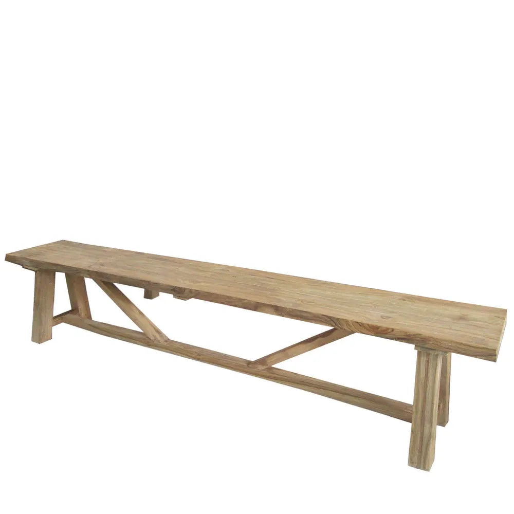 Arius Recycled Oak Outdoor Bench