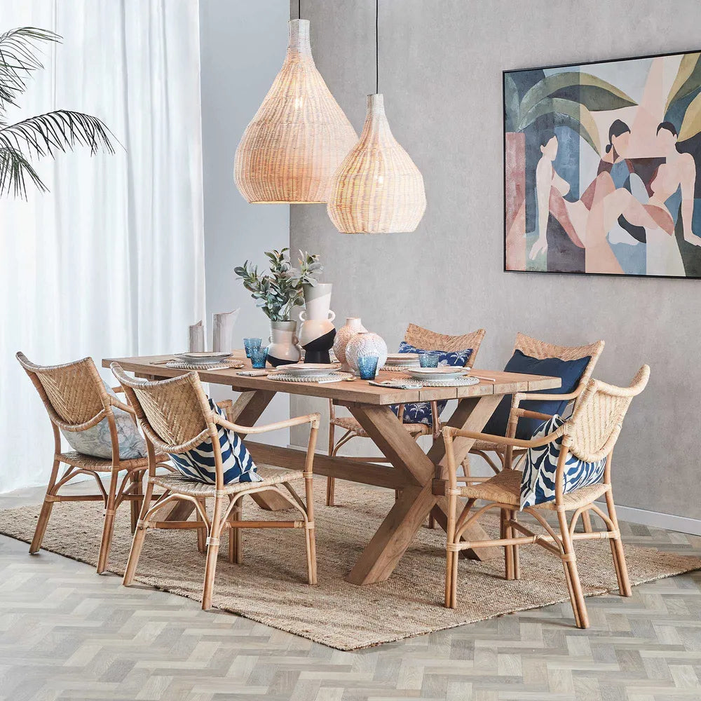 Riviera Rattan Armchair Natural