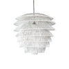 Saba Rattan Pendant White