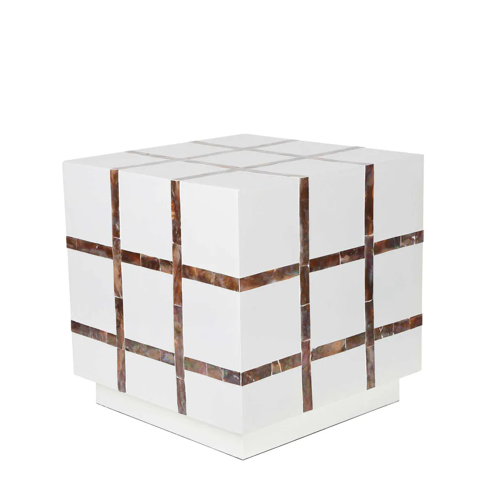 Arc Side Table White