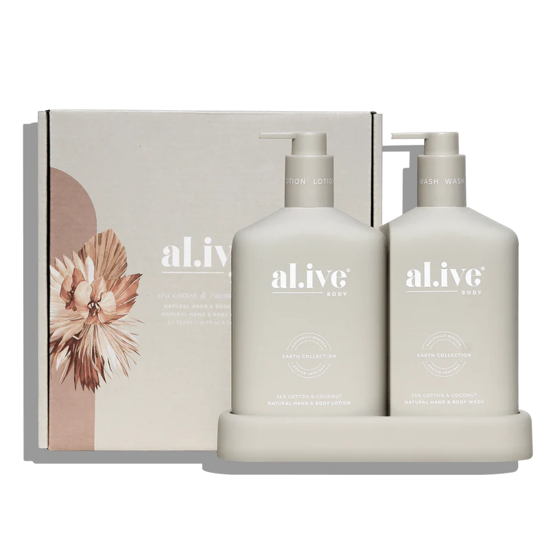 al.ive Body Wash & Lotion Duo Sea Cotton & Coconut