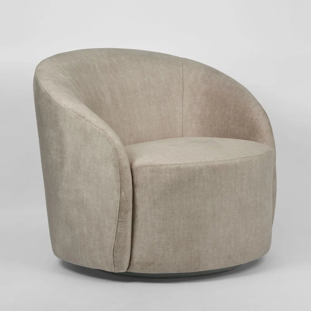 Sierra Swivel Chair Beige