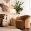 Sierra Swivel Chair Toffee Brown