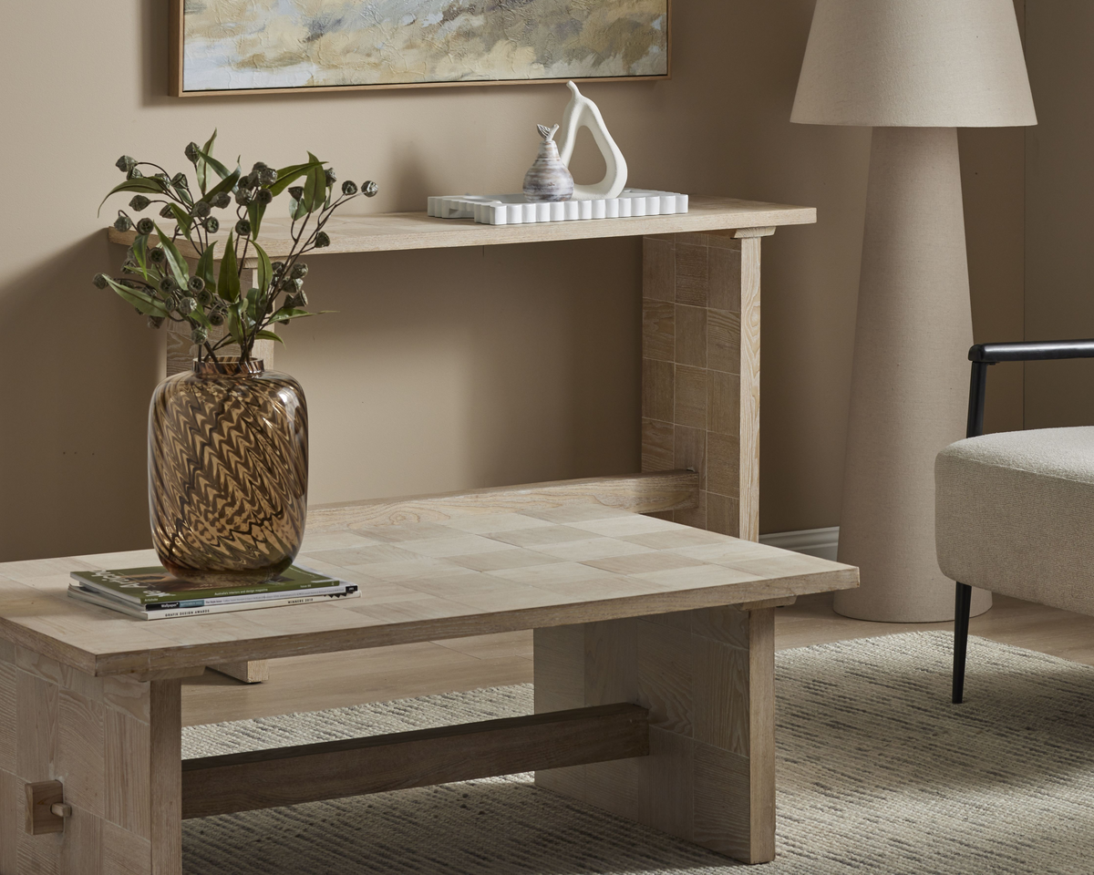 Splice Wood Console Table – House 2 Home Collection