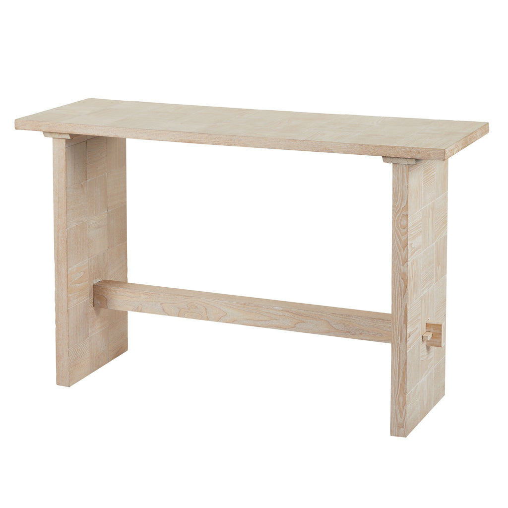 Splice Wood Console Table