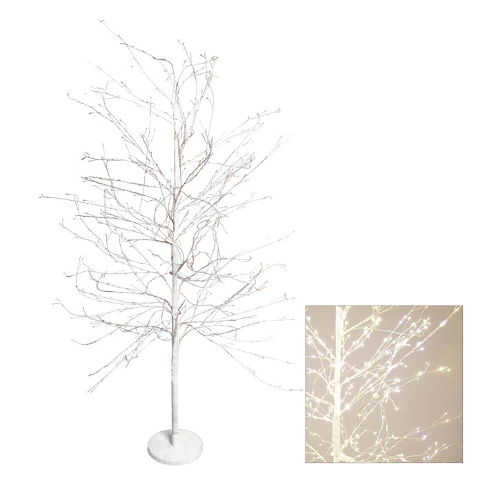 White Stick Tree w 600 Lights 120cm