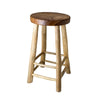 Teak Stool Lacquered Medium