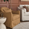 VILLE ARMCHAIR WITH NUTMEG LINEN COVER & CUSHION