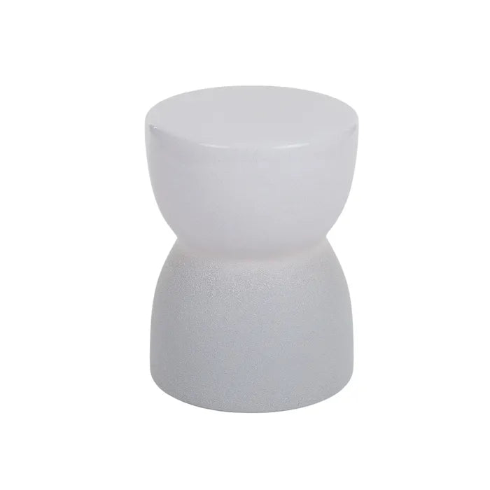 Ivory Ceramic Stool