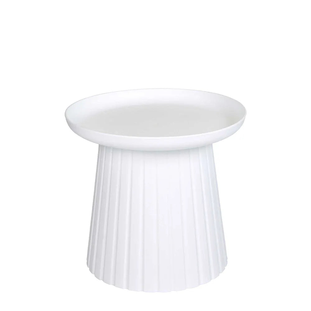 Durban Outdoor Side Table White