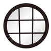 Reginald Round Mirror - MattBlack - 80x80x3.5cm