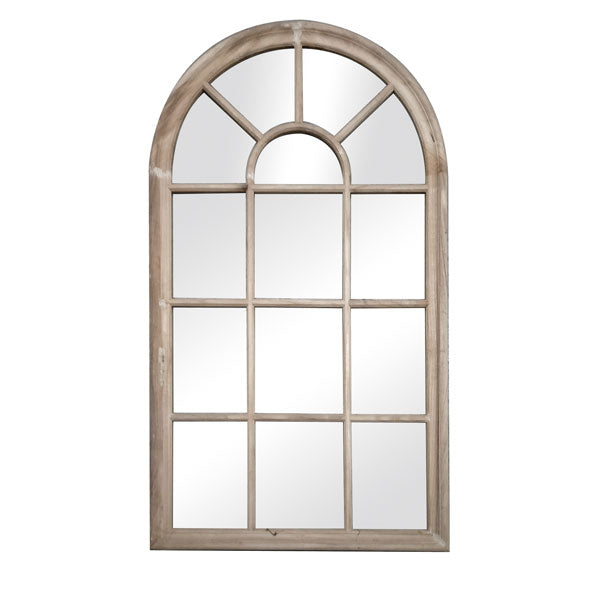 Romeo Arch Mirror - Wood Grain - 143x83x6cm