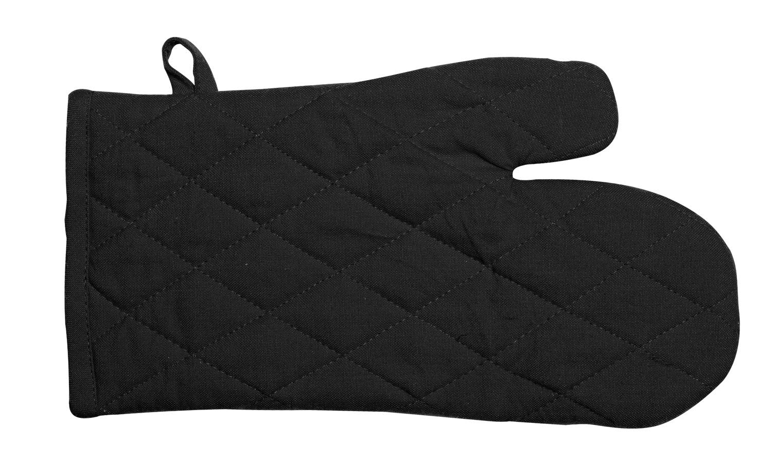 Manhattan Oven Glove - 100% Cotton in Black