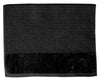 Jenny Mclean Royal Excellency Bath Mats 2 ply sheared Border 1100GSM in Black