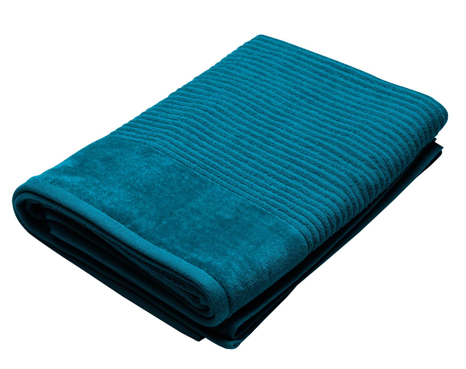 Jenny Mclean Royal Excellency Bath Towel 2 ply sheared Border 600GSM in Teal