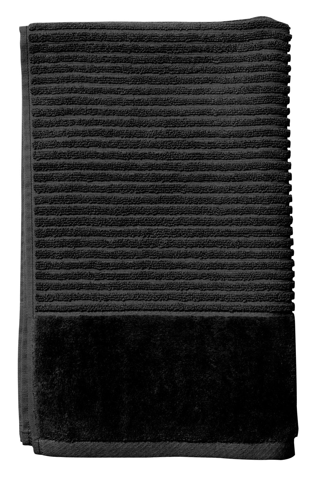 Jenny Mclean Royal Excellency Hand Towel 2 ply sheared Border 600GSM in Black