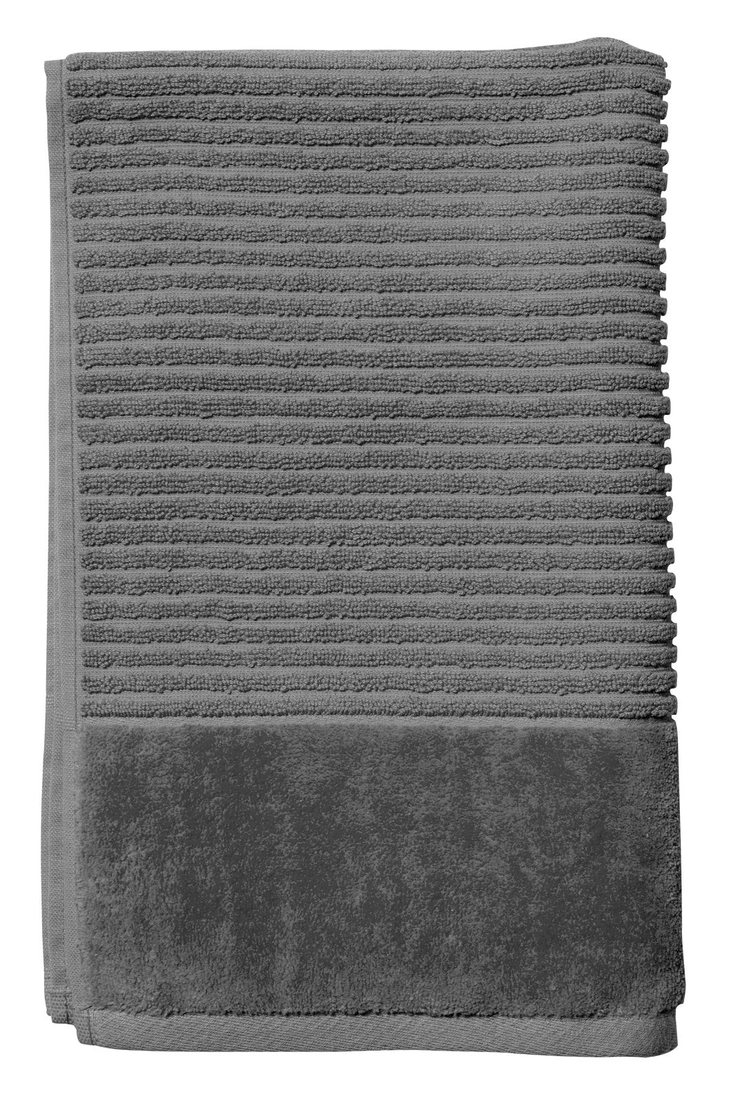 Jenny Mclean Royal Excellency Hand Towel 2 ply sheared Border 600GSM in Charcoal