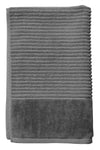 Jenny Mclean Royal Excellency Hand Towel 2 ply sheared Border 600GSM in Charcoal