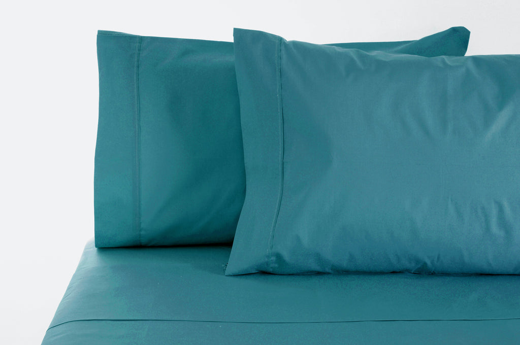 Jenny Mclean S'Allonger 1000TC Cotton Rich Sheet Set - 4 Piece Set - QUEEN in Ocean Blue