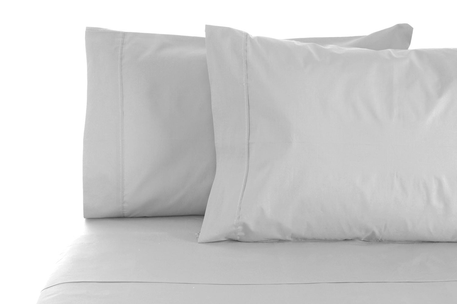 Jenny Mclean La Via Sheet set 100% Cotton Single 400TC. Silver