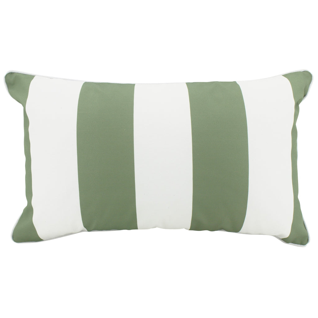 Olive Stripe Lumbar 30x50cm