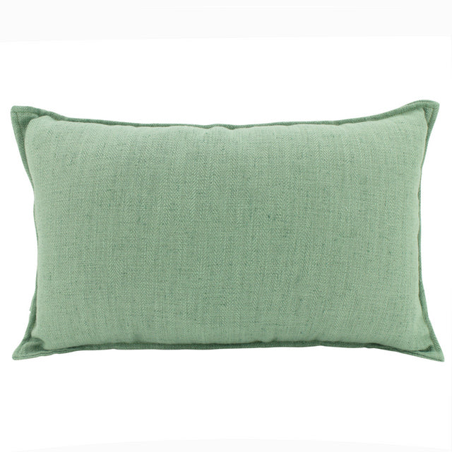 Linen Lumbar Cushion Mist 30x50cm