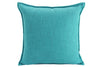 Linen Scatter Cushion, Turquoise 45cm x 45cm