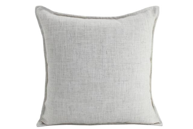 Linen Euro Cushion, Beige 55cm x 55cm