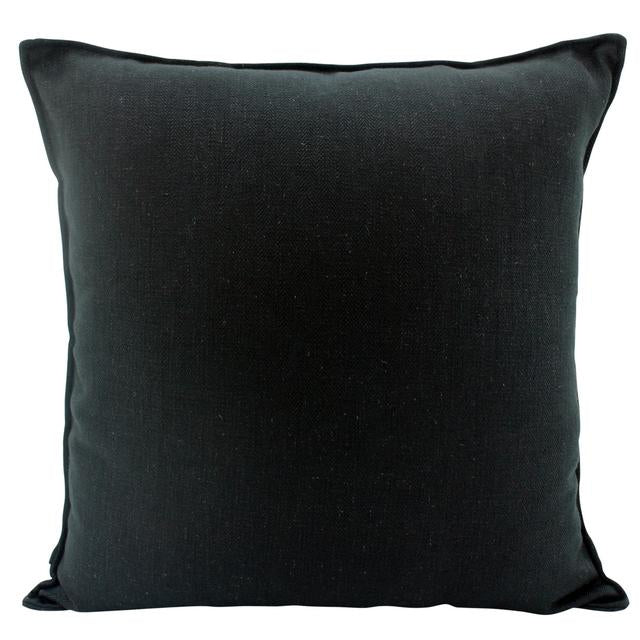 Linen Black Cushion 55x55m