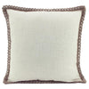 Jute & Linen Scatter Cushion, Beige 50cm x 50cm