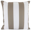 Outdoor Cushion - Latte & White Stripe 50x50cm