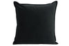 Velvet Cushion Black 45x45cm