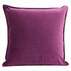 Velvet Cushion Aubergine 55x55cm