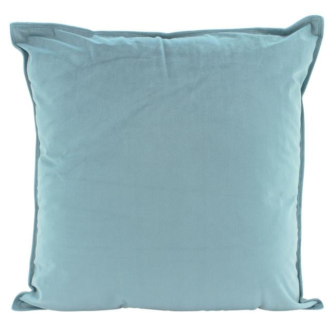 Velvet Cushion Steel Blue 55x55cm