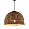 Rattan Round Ceiling Pendant  Natural