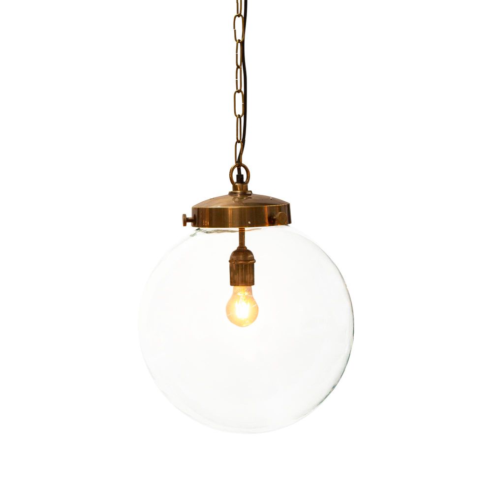 Celeste Ceiling Pendant Medium Antique Brass