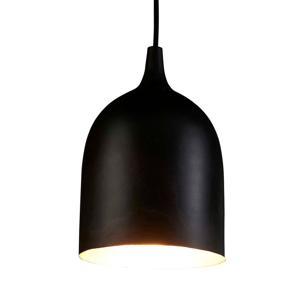 Lumi-R Ceiling Pendant Black and Silver