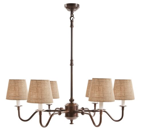 Prescot Chandelier Dark Bronze