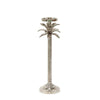 Raffles Palm Candle Stick Medium Silver