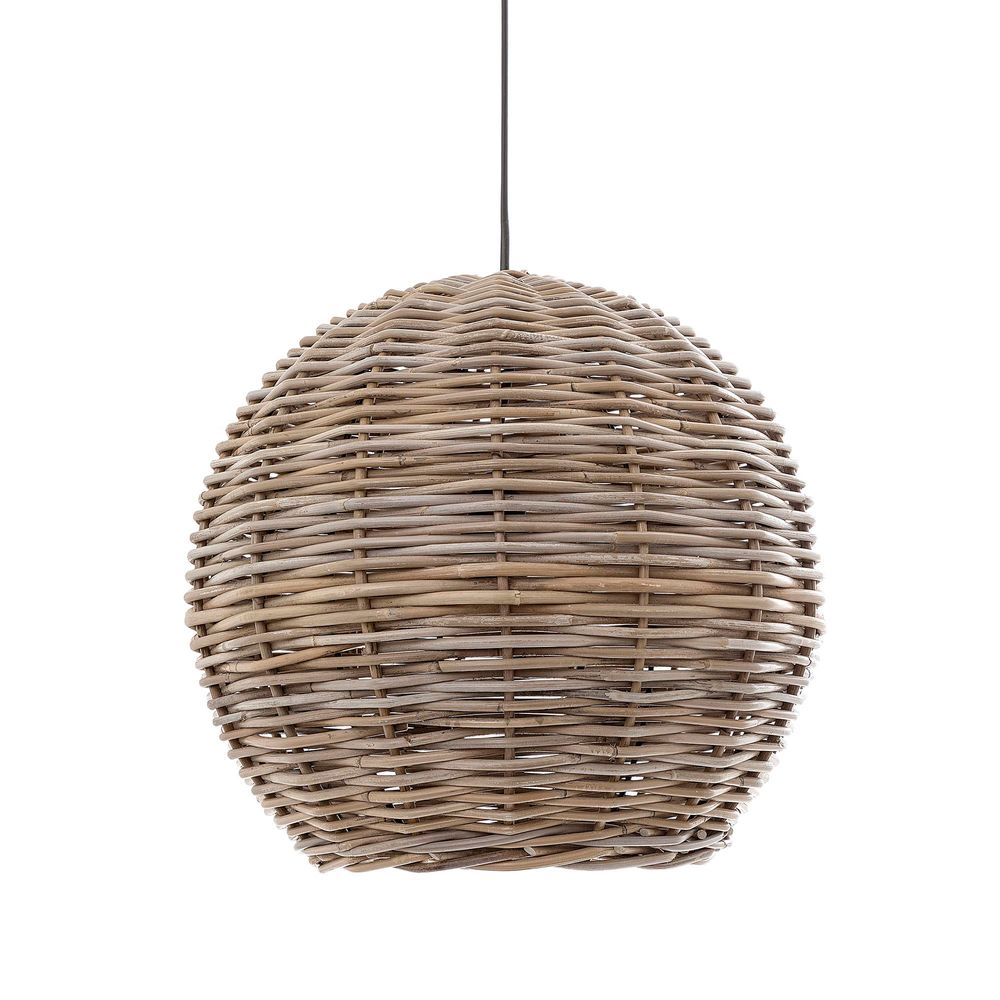 Rattan Round Ceiling Pendant Large