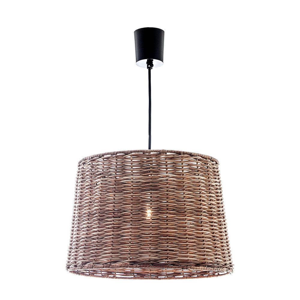 Rattan Round Ceiling Pendant Large Natural