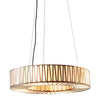 White Moon Ceiling Pendant Brass