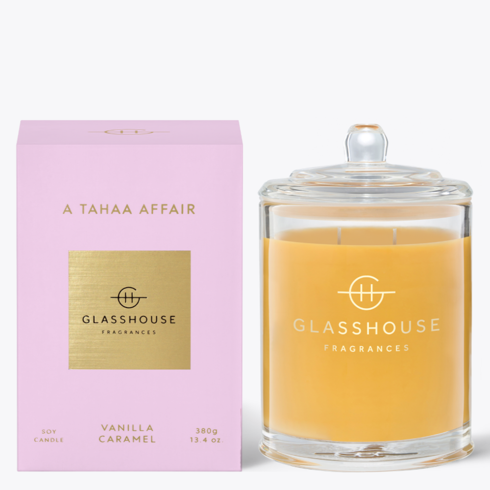 Glasshouse Triple Scented Soy Candle A Tahaa Affair 380g